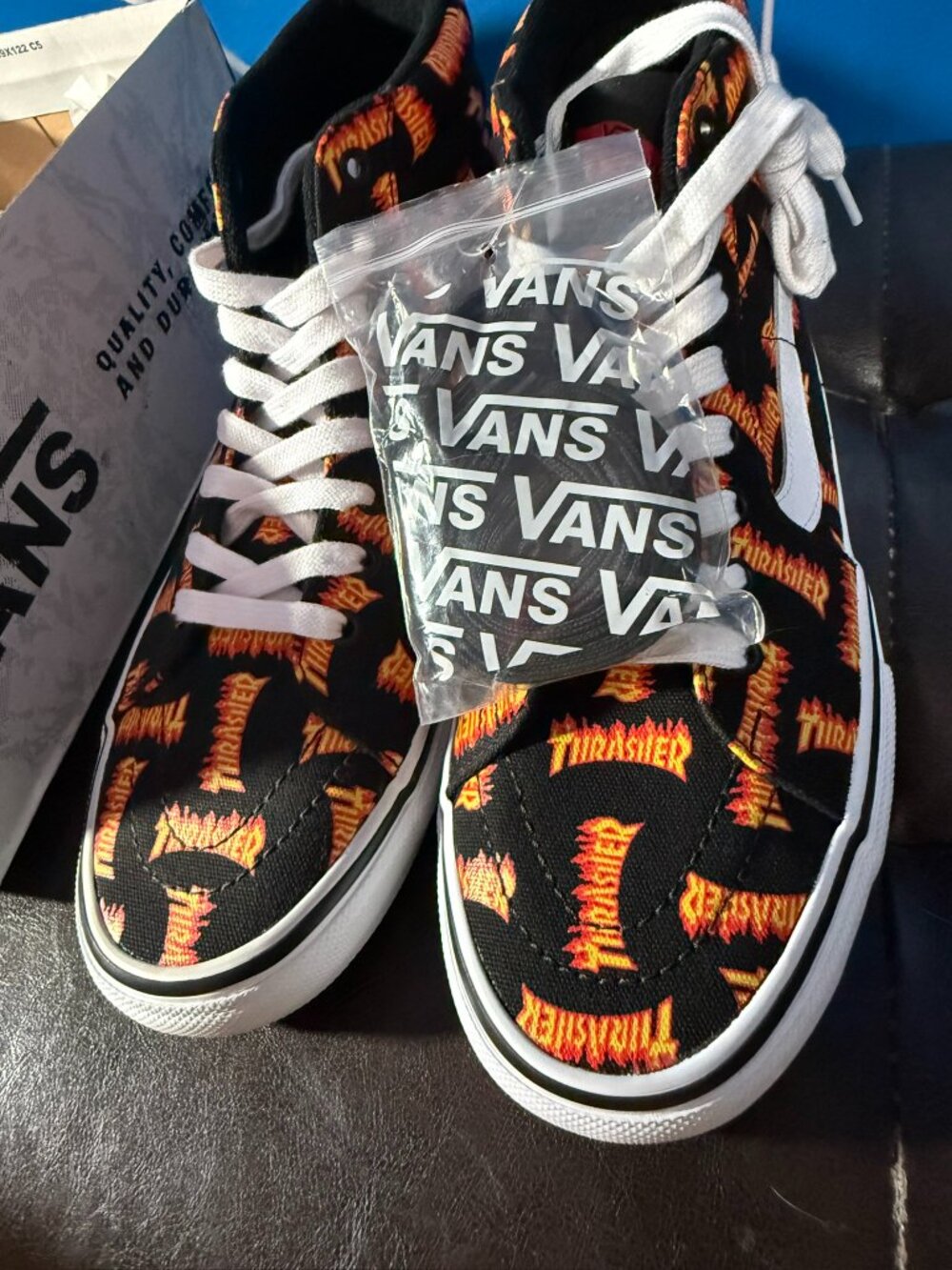 NWT Vans x Thrasher Skate High Top Men's 9 WMNS 10.5 - Picture 3 of 5